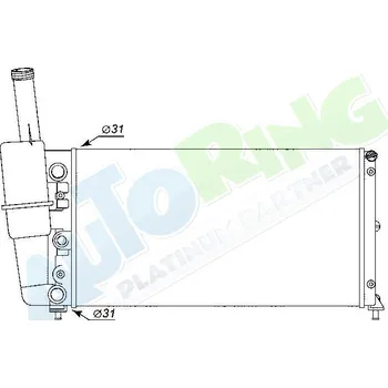 Chladič motoru Chladič vody LANCIA Y (840A) 1995-2004 LP.0000.1648.48-166929 - DOPRAVA ZDARMA