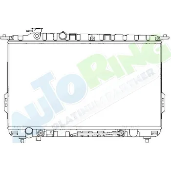 Chladič motoru Chladič vody KIA Magentis (GD) 2001-08.05 LP.0000.1626.89-174841 - DOPRAVA ZDARMA