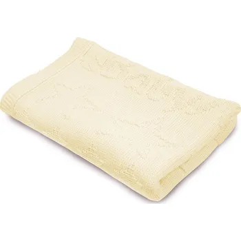 látková plena BabyMatex Dětská deka Baby Matex Medvídek žlutá