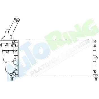 Chladič motoru Chladič vody LANCIA Y (840A) 1995-2004 LP.0000.1731.56-173156 - DOPRAVA ZDARMA