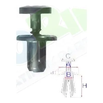 Auto-moto Úchytka RENAULT Clio 2 (B0,1,2) 08.98-05.01 LA.0000.8457.57-98794 - DOPRAVA ZDARMA