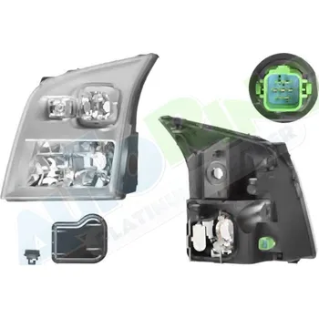 Přední světlomet Hlavní světlomet FORD Transit (V347,8) 04.06-05.13 LA.0000.8510.57-52598 - DOPRAVA ZDARMA
