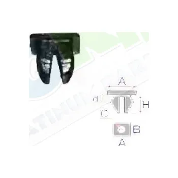 Auto-moto Úchyt MAZDA 323 (BF) 1987-1995 LA.0000.8529.88-101965 - DOPRAVA ZDARMA