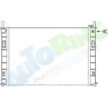 Chladič motoru Chladič vody FORD Fusion (JUS) 2002-08.05 LP.0000.1648.50-171111 - DOPRAVA ZDARMA