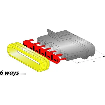 SUPERSEAL KIT D6 4423720 (komplet s konektory a těsněním)