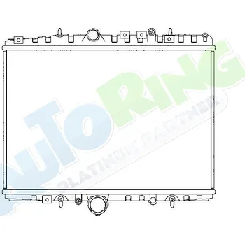 Chladič motoru Chladič vody CITROEN C5 (DC,DE) 2001-08.04 LP.0000.1622.82-167560 - DOPRAVA ZDARMA