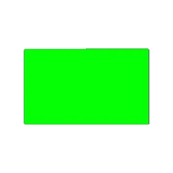 Samolepící etiketa Cenové etikety Contact 25x16 mm, hranaté, signální zelené