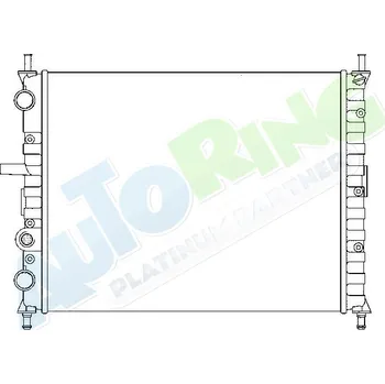 Chladič motoru Chladič vody FIAT Marea (185) 1996-2003 LP.0000.1622.66-183611 - DOPRAVA ZDARMA