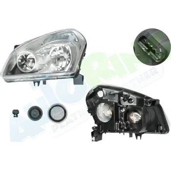 Přední světlomet Hlavní světlomet NISSAN Qashqai (J10) 2007-03.10 LA.0000.8615.46-56894 - DOPRAVA ZDARMA