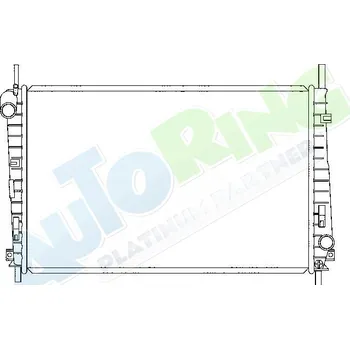 Chladič motoru Chladič vody FORD Mondeo (B4Y,B5Y,BWY) 2001-2007 LP.0000.1779.86-177986 - DOPRAVA ZDARMA