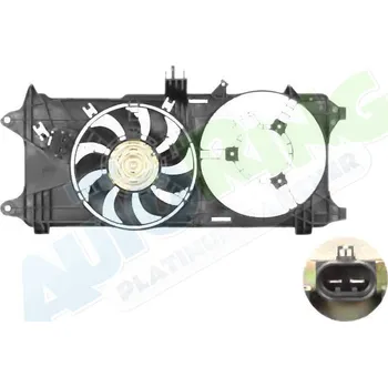 Ventilátor topení a klimatizace Ventilátor s krytem / úchytem - sahara FIAT Doblo (119,233) 2001-2006 LP.0000.2562.07-256207 - DOPRAVA ZDARMA