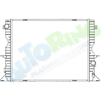 Chladič motoru Chladič vody LAND ROVER Defender 90 i 100 (LD) od 1990 LP.0000.1735.57-173557 - DOPRAVA ZDARMA