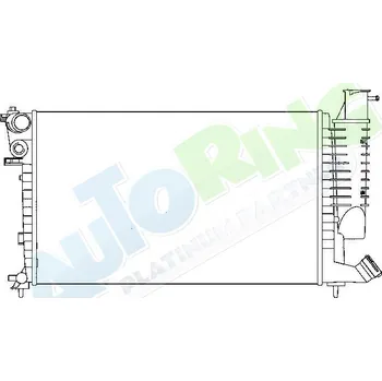 Chladič motoru Chladič vody CITROEN Xsara (N0,N1,N2) 1997-08.00 LP.0000.1652.18-171652 - DOPRAVA ZDARMA