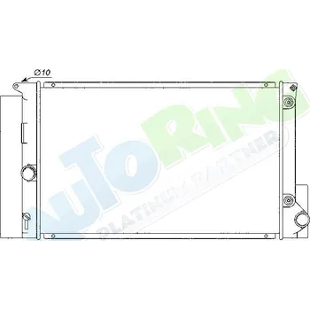 Chladič motoru Chladič vody TOYOTA Auris (E15) od 03.2010 LP.0000.1710.00-189391 - DOPRAVA ZDARMA
