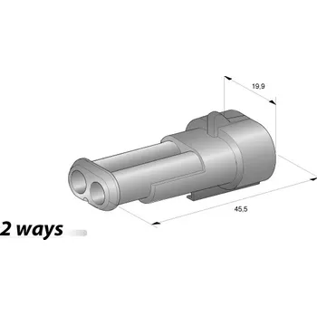 SUPERSEAL těleso K2 44.23630 (SRS1,5/M02 bez konektorů)
