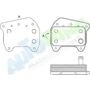 Chladič motoru Chladič oleje MERCEDES C Class (W204) 02.07-02.11 LP.0000.2189.40-220060 - DOPRAVA ZDARMA