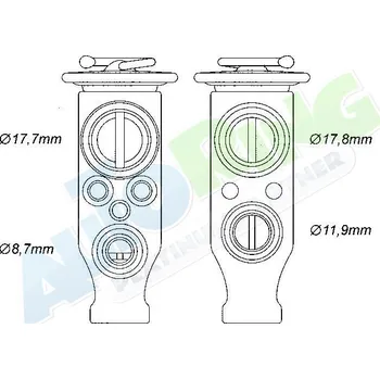Ventil klimatizace Expanzní ventil klimatizace PEUGEOT 107 (P) 08.05-04.12 LP.0000.2883.68-288563 - DOPRAVA ZDARMA