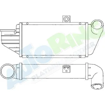 Chladič motoru Chladič vzduchu - intercooler FORD Escort 1995-1999 LP.0000.1934.32-193925 - DOPRAVA ZDARMA