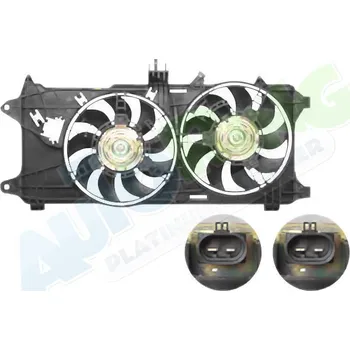 Ventilátor topení a klimatizace Ventilátor s krytem / úchytem - sahara FIAT Doblo (119,233) 2001-2006 LP.0000.2560.15-256015 - DOPRAVA ZDARMA