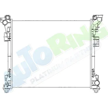 Chladič motoru Chladič vody CHRYSLER Town&Country 2008-2012 LP.0000.1651.02-165102 - DOPRAVA ZDARMA