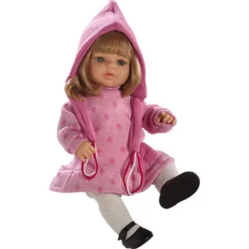 Panenka Realistická panenka - holčička Laura v růžovém od firmy Berjuan ze Španělska (Doprava zdarma)