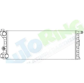 Chladič motoru Chladič vody FIAT Panda (141A) 1980-2003 LP.0000.1655.06-168560 - DOPRAVA ZDARMA
