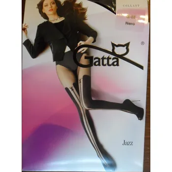 Dámské punčochy JAZZ 06 40den-punčochové kalhoty Gatta black(černé) 2-S (punčochové kalhoty imitující punčochy)