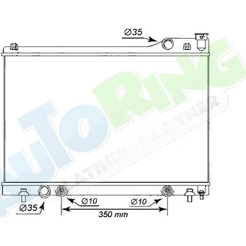 Chladič motoru Chladič vody MAZDA 929 (HD) 1992-05.96 LP.0000.1737.94-173794 - DOPRAVA ZDARMA