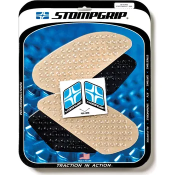 Polep vozidla Protiskluzové a ochranné polepy nádrže STOMPGRIP - 06-07 YAMAHA YZF-R6/GSX1200FA - pár Barva: transparentní