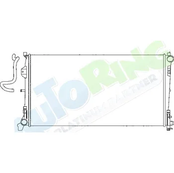 Chladič motoru Chladič vody CHRYSLER Voyager (RG,RS) 2000-2005 LP.0000.1722.09-172209 - DOPRAVA ZDARMA