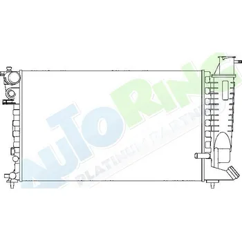 Chladič motoru Chladič vody CITROEN Xsara (N0,N1,N2) 1997-08.00 LP.0000.1638.59-176180 - DOPRAVA ZDARMA