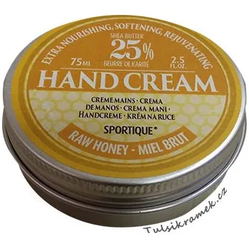 Péče o ruce Sportique KRÉM NA RUCE A NEHTY S 25% BAMB.MÁSLA - MED 75 ml
