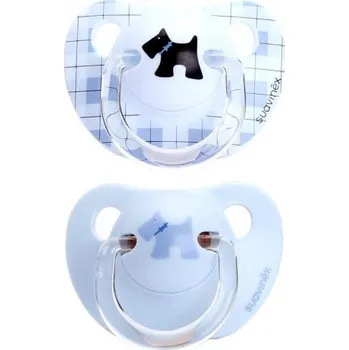 dudlíky Suavinex Scottish Šidítko anatomické silikon od 6 měsíců 2 ks (3)