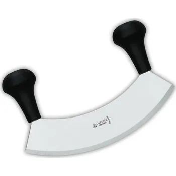 Kuchyňský nůž Giesser Messer GM-828822 kolébkový nůž černý 22 cm