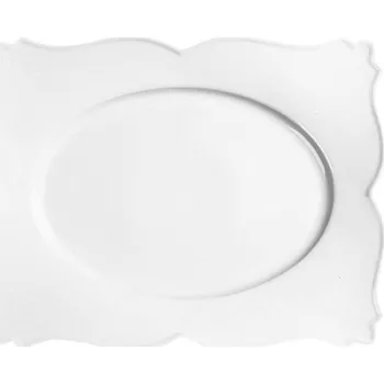 Podnos servírovací obdélný 42x32,5cm White Gold RAK-GDRT42 Rak Porcelain Talíř Podnos servírovací obdélný 42x32,5cm White Gold RAK-GDRT42 Rak Porcelain