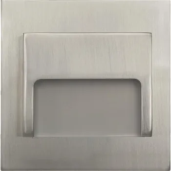 LED panel PREMIUMLUX LED nástěnné schodišťové svítidlo ONTARIO matný chrom 1,5W 9xSMD3014 12V DC teplá bílá