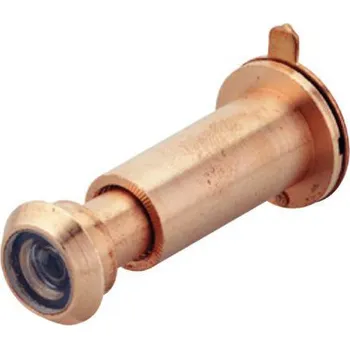 Dveřní kukátko Dveřní kukátko z mosazi pro sílu dveří 31-57mm povrch leštěná mosaz