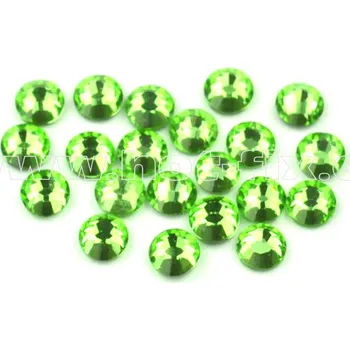 celobroušené hot-fix kameny Premium barva 113 Peridot, velikost SS6 až SS30, balení 144ks barva: celobroušený CBP/113 Peridot, velikost: velikost SS10, balení: balení 1grs /144ks