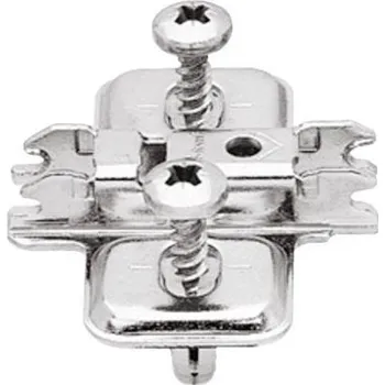 Nábytkové kování Křížová montážní podložka s hmoždinkami Blum Clip top, 174E6130.01, zvýšení 3 mm