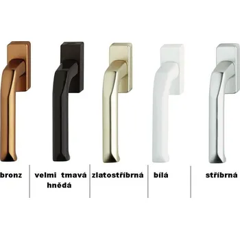 Okenní klika Klika okenní Hoppe London barva zlatostříbrná