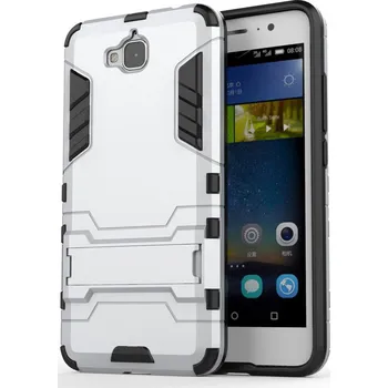Pouzdro na mobilní telefon Gumové pouzdro TVC Outdoor pro Huawei Y6 Pro/Enjoy 5 Barva: Stříbrná