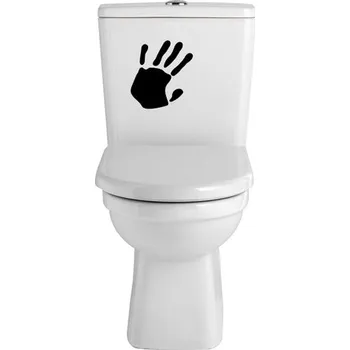 Samolepící dekorace Samolepka na WC Otisk dlaně (dekorace do bytu)