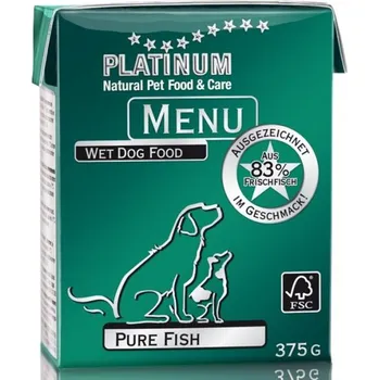 Krmivo pro psa Platinum Natural Menu Pure Fish 375 g