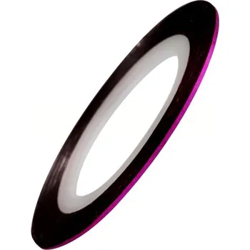 Umělé nehty Samolepicí zdobící páska, růžová