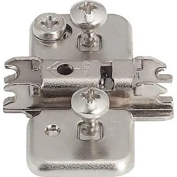 Nábytkové kování Křížová podložka s excentrem a hmoždinkami Blum Clip, 174H7130E, zvýšení 3 mm