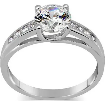 Prsten Silvego Exclusive se zirkony Swarovski TWR902535