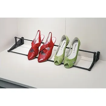 Botník Police na boty solo plast černý, lišta černá