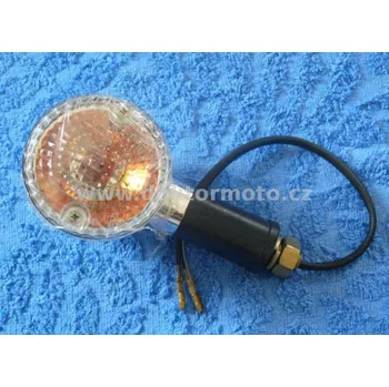 Směrový světlomet Blikač kulatý 1035H, čiré sklo