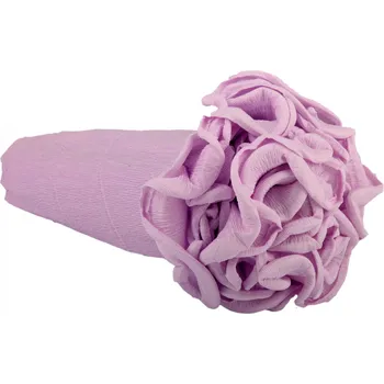 Krepový papír Krepový kornout 25cm x 2,5m 592-SV. FIALOVÁ