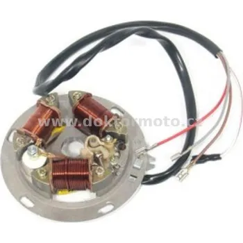 Elektroinstalace pro motocykl Stator magneta - komplet 6V, kladívko Simson